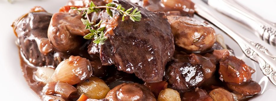 Boeuf Bourguignon tradiţional