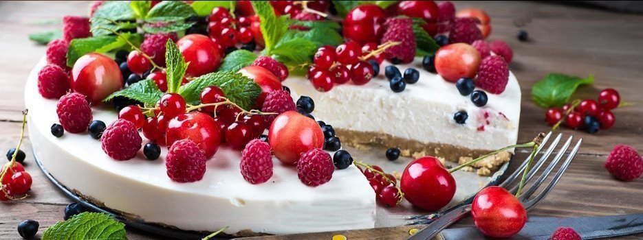 Cheesecake cu fructe de pădure