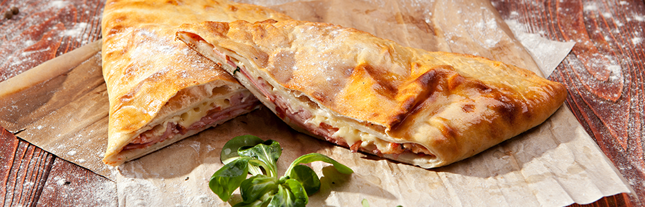 calzone cu bacon