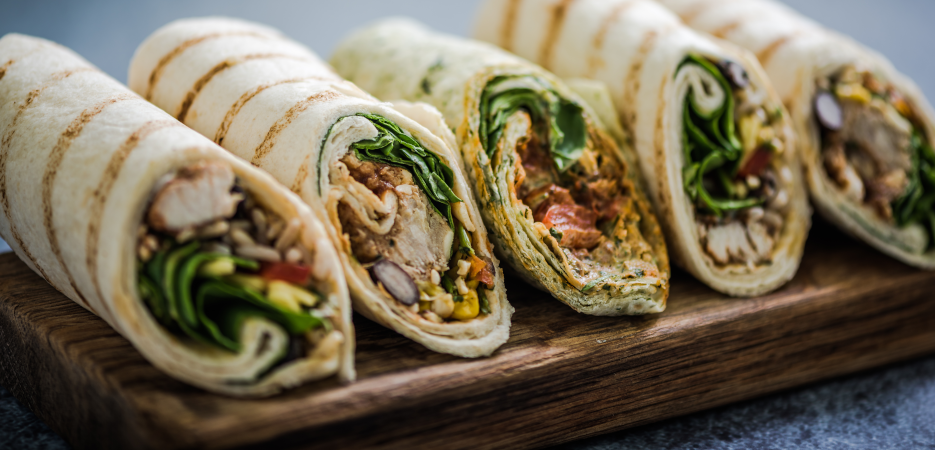 wrap cu legume