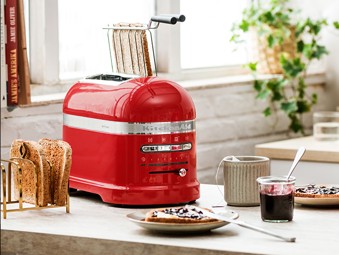 2-slot toaster, Artisan@ ,1250W, Candy Apple - KitchenAid