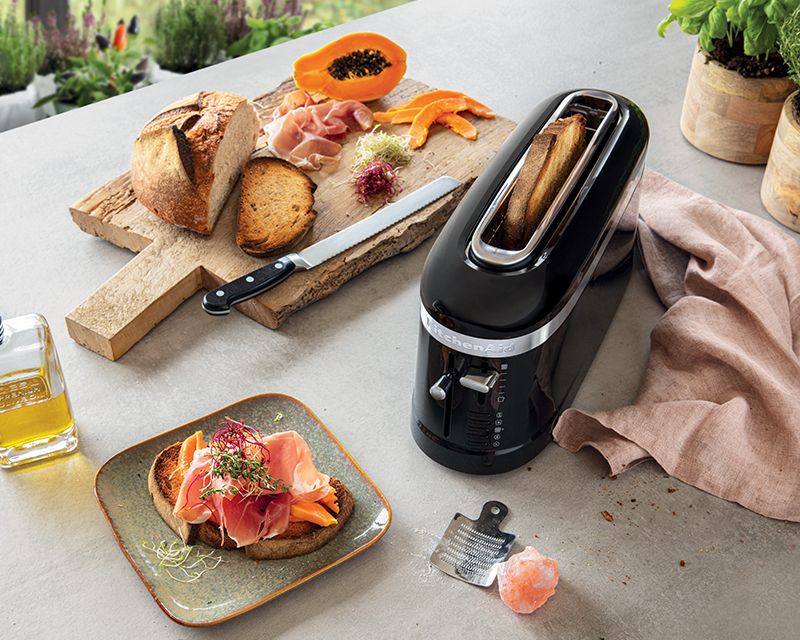 Kitchenaid long slot toaster black store
